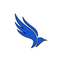 Obraz premium Bird silhouette