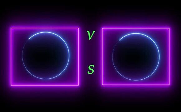 signs, colours, team, fight, business, letter, light, sport, versus, bar, black, concept, icon, neon, animation, background, challenge, chart, choice, competition, frame, game, glowing, graphic, match