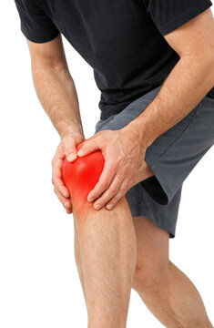 PNG Man experiencing knee pain.