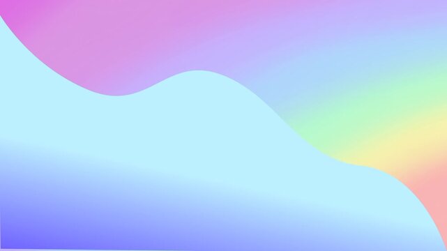 animation fluid wave rainbow pastel