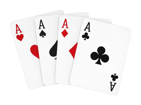 PNG Four aces playing cards image.