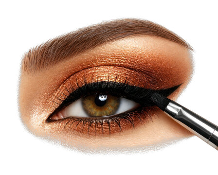PNG Glamorous eye makeup artistry