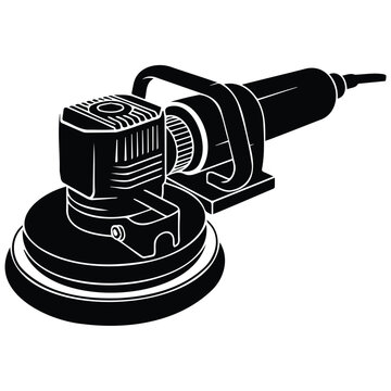 Polishing buffer tool for car detailing and surface finishing.