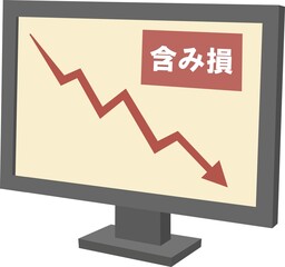 Obraz premium 含み損・暴落・評価損 投資のリスク管理