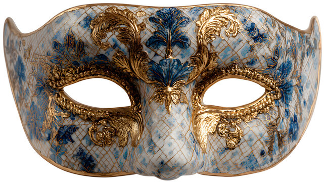 carnival mask isolated on white