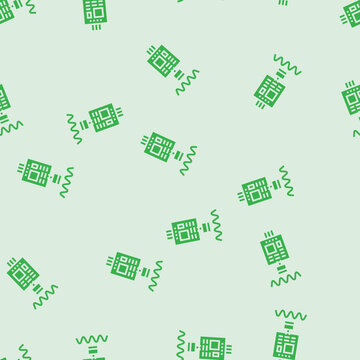 sound sensor waveform vector glyph seamless pattern sound sensor waveform sign illustration