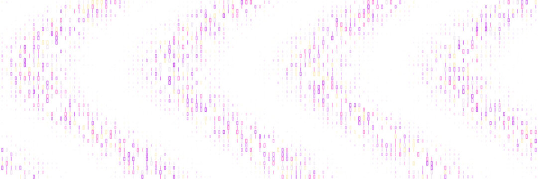 Abstract Digital Wave Pattern with Glowing Purple Vertical Lines for Futuristic Technology Backgrounds