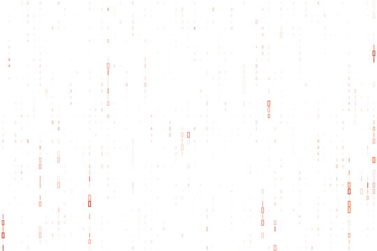Abstract Digital Data Background with Faint Red Rectangular Code Markers for Technology and Software Development Concepts