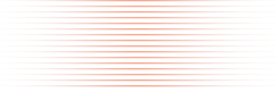 Abstract Glowing Orange Horizontal Lines Background for Digital Technology and Speed Motion Concepts