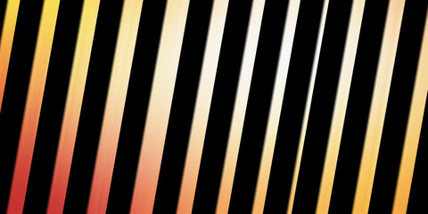 Abstract background featuring diagonal orange and yellow glowing lines creating a striking and vibrant visual pattern. © Vector Stock