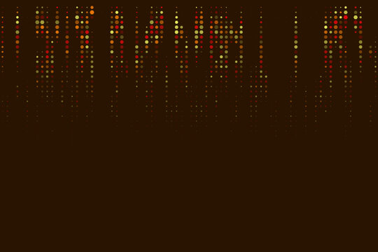 Abstract Digital Rain Background with Glowing Particles and Data Stream Effect for Technology and Cyber Security Concepts