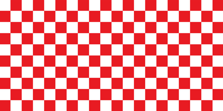 Red white tablecloth pattern lines. Gingham seamless pattern. Christmas backgroound