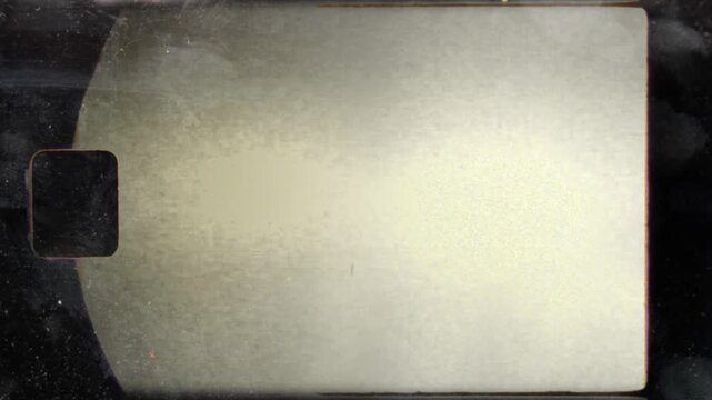 Aged Film Frame with Classic Sprocket Hole Overlay. DVD grunge, edgy grunge, amber grain, fear grunge, accelerate dust, canvas grained, dust attractive, ancient grain, litter dust, edges grunge