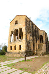 Fototapeta premium The Church of Saint Mary of Mount Naranco in Oviedo, Asturias