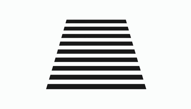 Feedio_Vector_Success_Feedio_minimalist 2D traffic icon of zebra crossing clean flat vector design isolated on white background black and_4eecf.