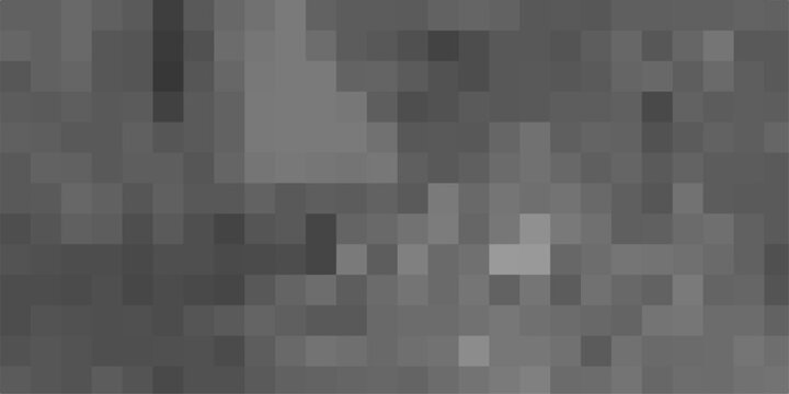 Pixelated grayscale abstract texture resembling a rough stone or concrete surface with varying shades of gray
