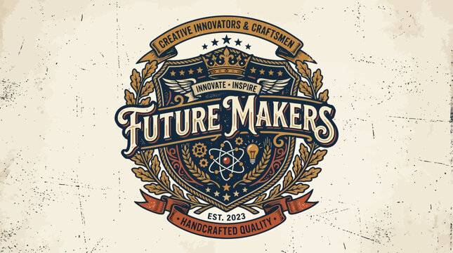 future makers creative innovators emblem