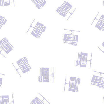 sftp folder vector glyph seamless pattern sftp folder sign illustration