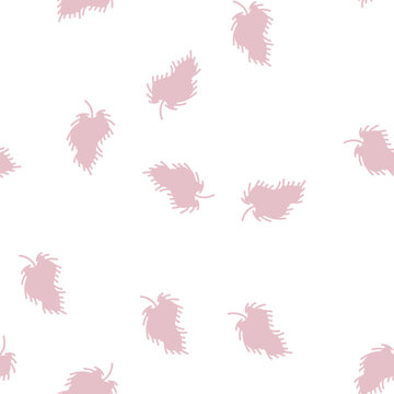 soft feather fluffy vector glyph seamless pattern soft feather fluffy sign illustration