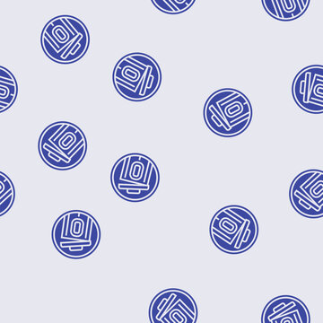 zero waste sorting vector glyph seamless pattern zero waste sorting sign illustration
