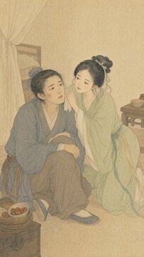 Xiao Cui Frame 12 Classical Chinese Folklore Illustration