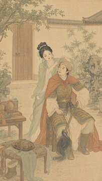 Xiao Cui Frame 13 Classical Chinese Folklore Illustration