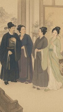 Xiao Cui Frame 05 Classical Chinese Folklore Illustration