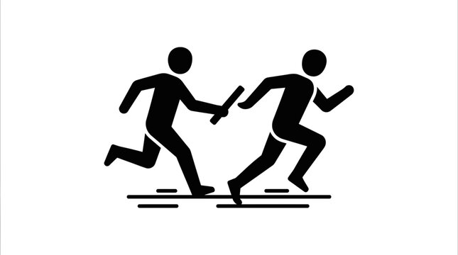 Relay Race Baton Pass Icon