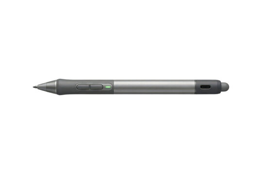 Digital stylus pen for creative graphic design work on a tablet or computer screen