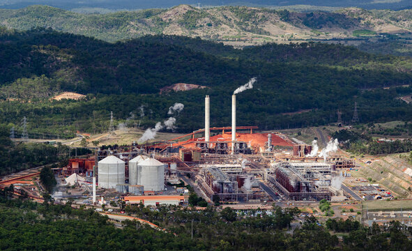Aerial view of Industrial site in Gladstone