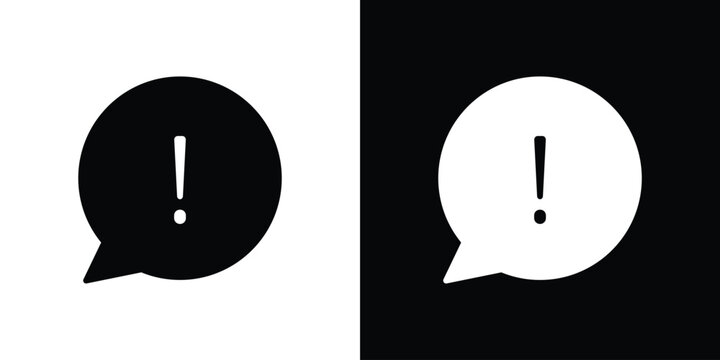 Complaint icon elements in flat style for projects
