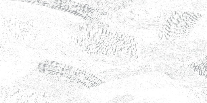 Grunge textured background with abstract brush strokes and scratches in gray tones on white canvas for creative design projects