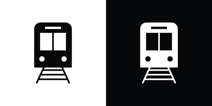 Subway icon elements in flat style for projects
