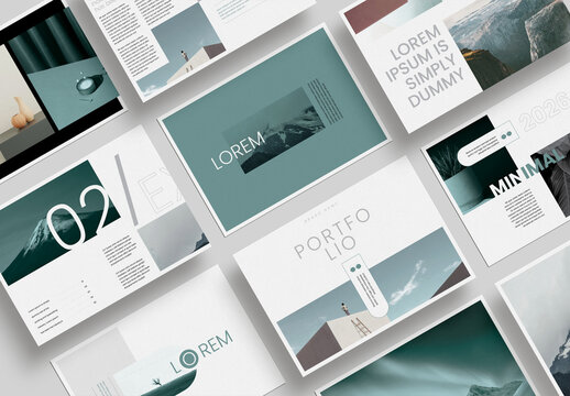 Minimalist Portfolio Layout