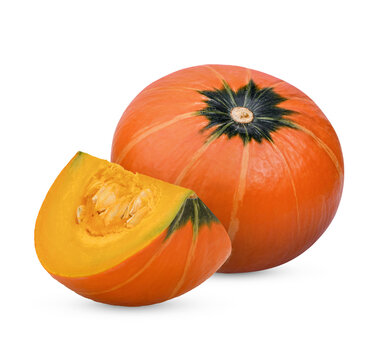 Japanese pumpkin isolated on transparent background (.PNG)