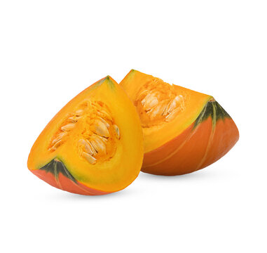 Japanese pumpkin isolated on transparent background (.PNG)