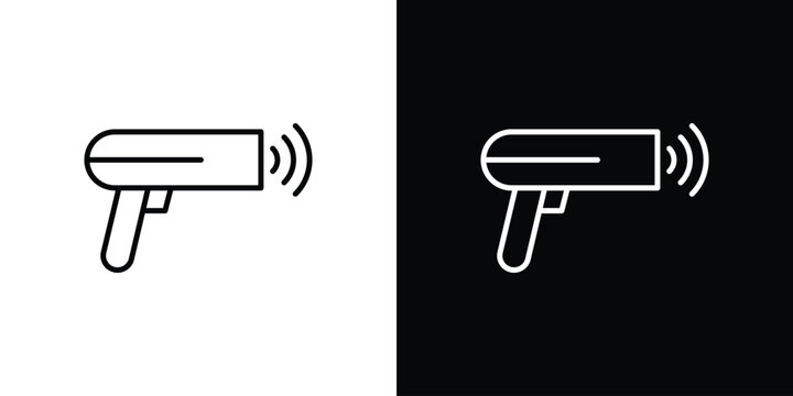 Barcode scanner icon elements for projects and designs
