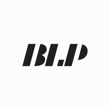 BLP letter logo design on a white background or Monogram logo design for entrepreneur and business.