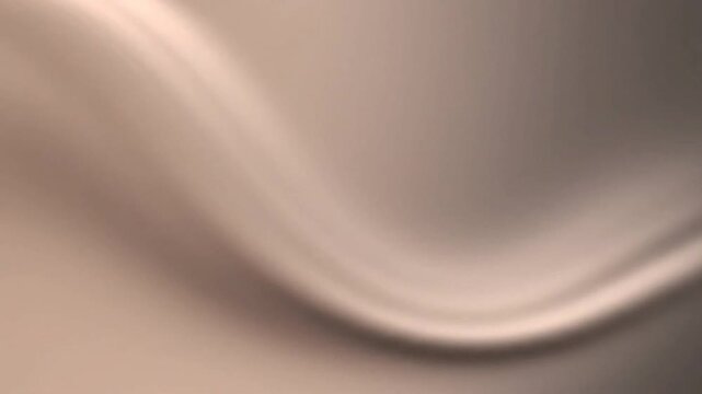 Smooth flowing abstract wave with a subtle gradient of warm beige and brown tones, creating a soft, elegant background texture.
