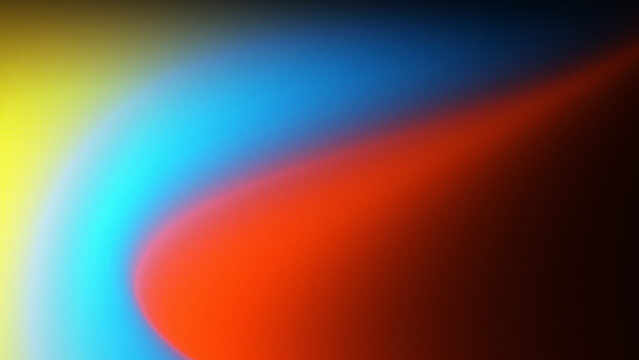 Yellow Blue Red Gradient Glow Abstract Background