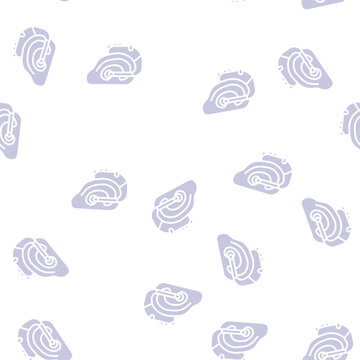 hearing aids vector glyph seamless pattern hearing aids sign illustration