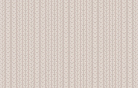 ベージュの平編みニットの背景イラスト　長方形　ベクター画像　Web　Adobe Illustrator Artwork