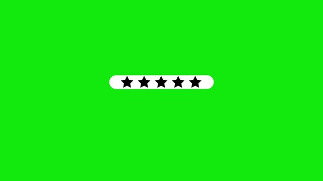 inter incorrect password icon sign animation on green background. typing wrong password interface