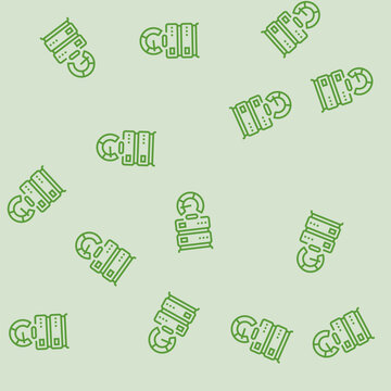 power usage effectiveness meter vector line seamless pattern power usage effectiveness meter sign illustration