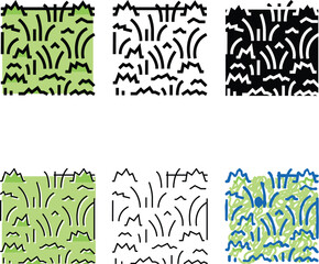 Obraz premium meadow park grass color icon vector. meadow pack park grass sign. isolated symbol
