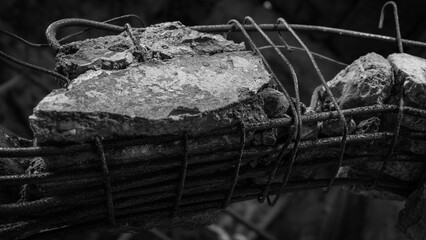 Fragment of the destroyed building at the Westerplatte Peninsula © Matt A. Hawk