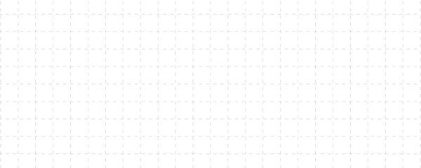 White seamless dashed grid pattern background. Squared dashed grid line seamless pattern. Dashed cross line texture. Grid paper sheet. Vector illustration © Zain Farhany