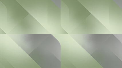 Fototapeta premium Abstract geometric seamless pattern with muted mint green and gray diagonal shapes featuring subtle grain texture