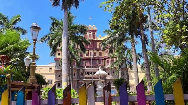Rajwada Palace, Indore, Madhya Pradesh, India.
