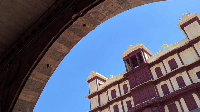 Rajwada Palace, Indore, Madhya Pradesh, India.